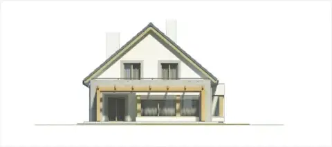 projekt domu ANDROMEDAA2G - elewacja