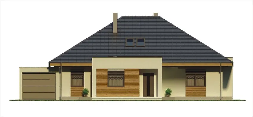 projekt domu ALABAMA2A1W - elewacja