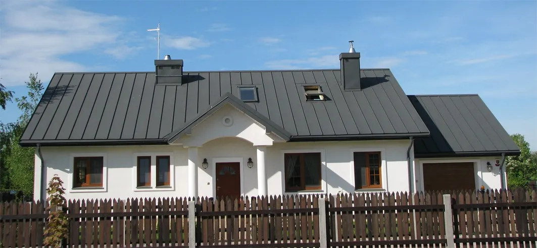 Projekt domu Sielanka 2A1G - bok budynku