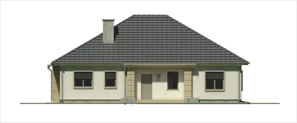 projekt domu TYTUS2A0G - elewacja