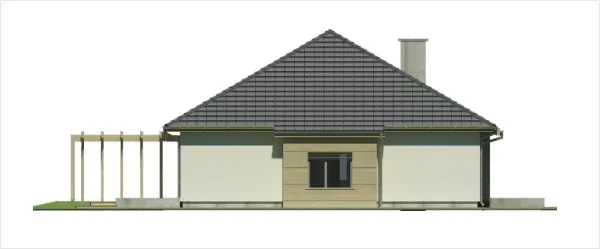 projekt domu TYTUS2A0G - elewacja