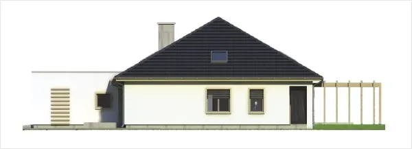 projekt domu TYTUS2D2G - elewacja