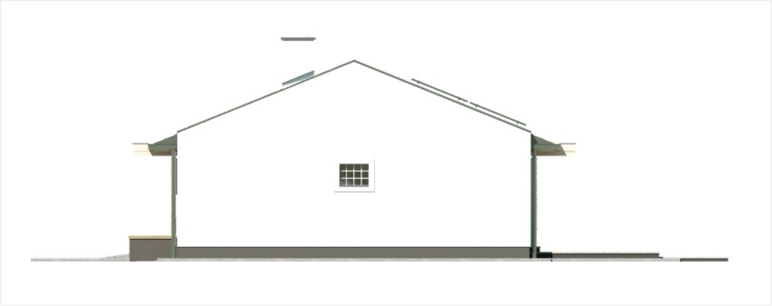 projekt domu SIMPLE3A1G - elewacja