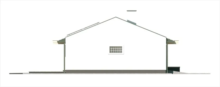 projekt domu SIMPLE3A1G - elewacja