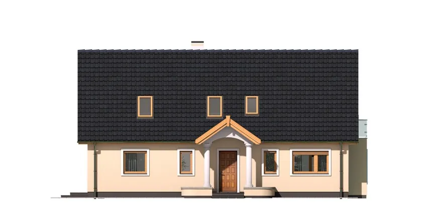 projekt domu SIDNEY2B0G - elewacja