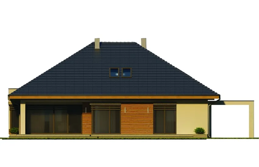 projekt domu ALABAMA4A1W - elewacja