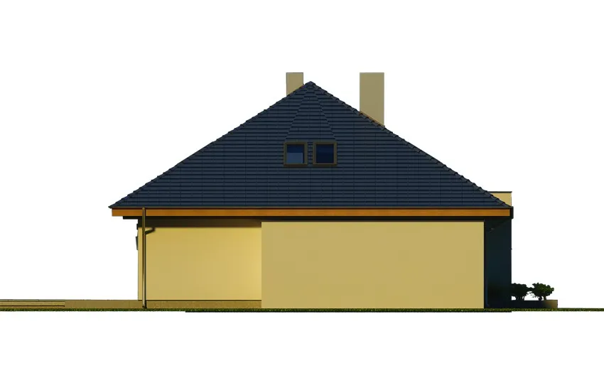 projekt domu ALABAMA4C1G - elewacja
