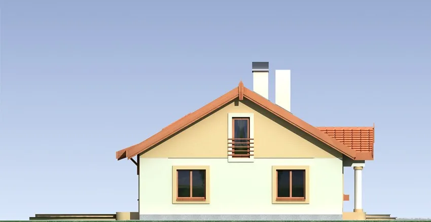 projekt domu SIELANKA2A1002G - elewacja