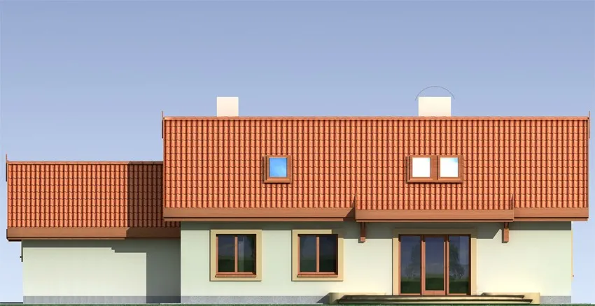 projekt domu SIELANKA2A1002G - elewacja