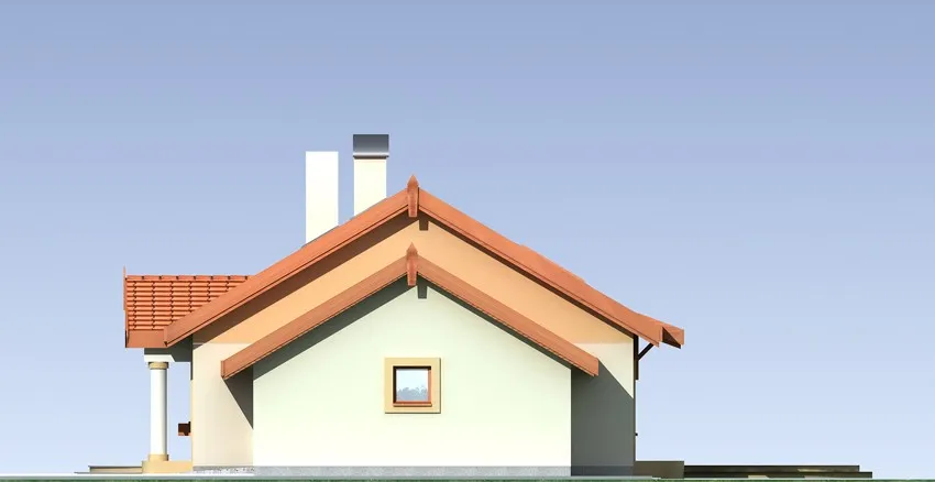 projekt domu SIELANKA2A1002G - elewacja