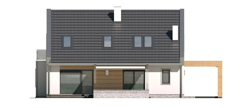 projekt domu VICTORB1W - elewacja