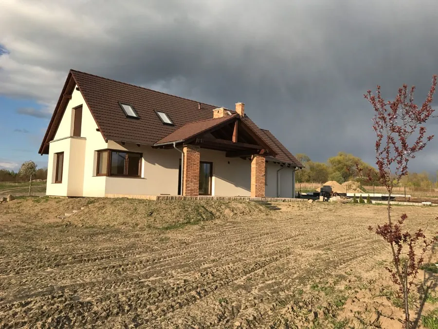 Projekt domu Aston 2B - bok budynku