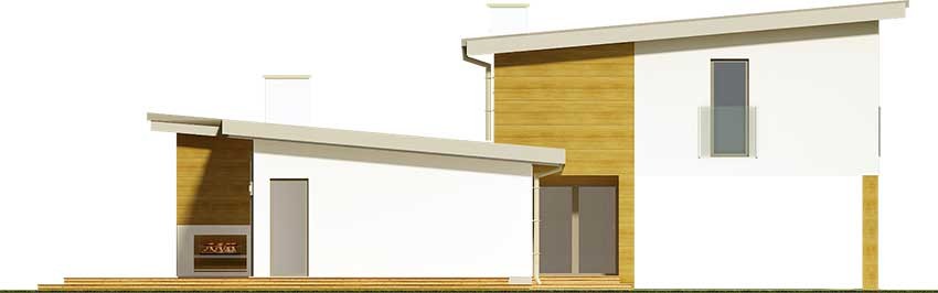 projekt domu MANGOA2W - elewacja