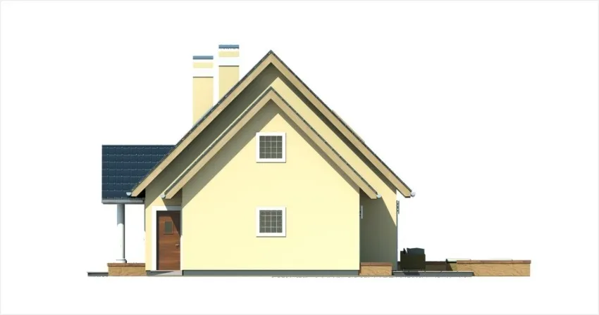 projekt domu SOSENKA1B1G - elewacja