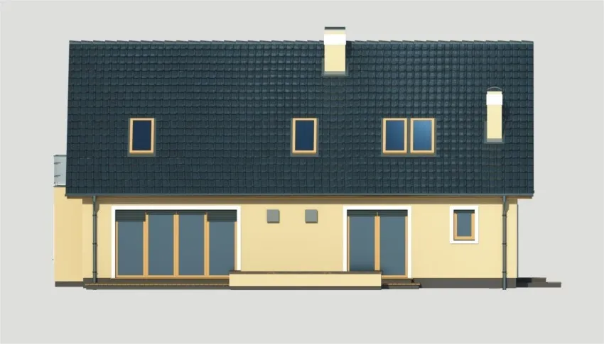 projekt domu SIDNEYB2G - elewacja