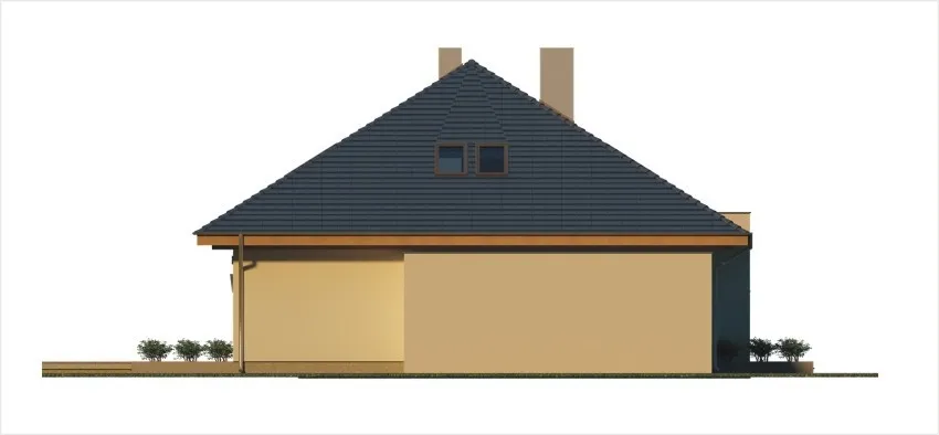 projekt domu ALABAMA2A1W - elewacja