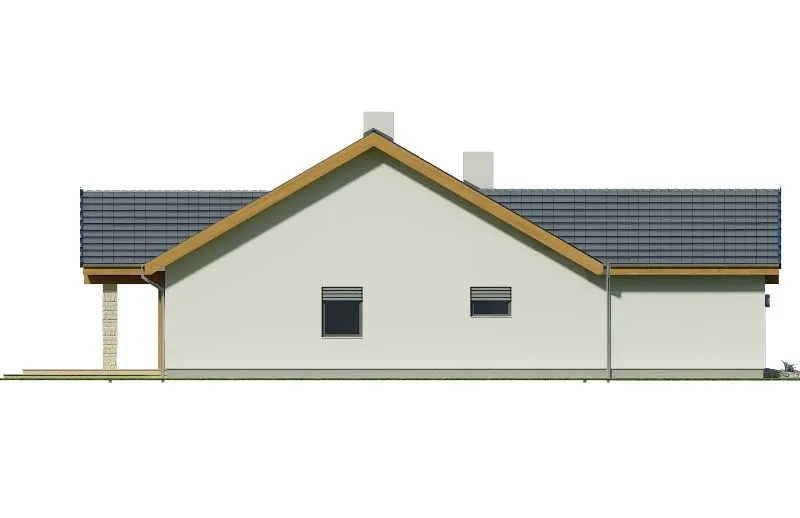 projekt domu AMBROZJA2A1G - elewacja