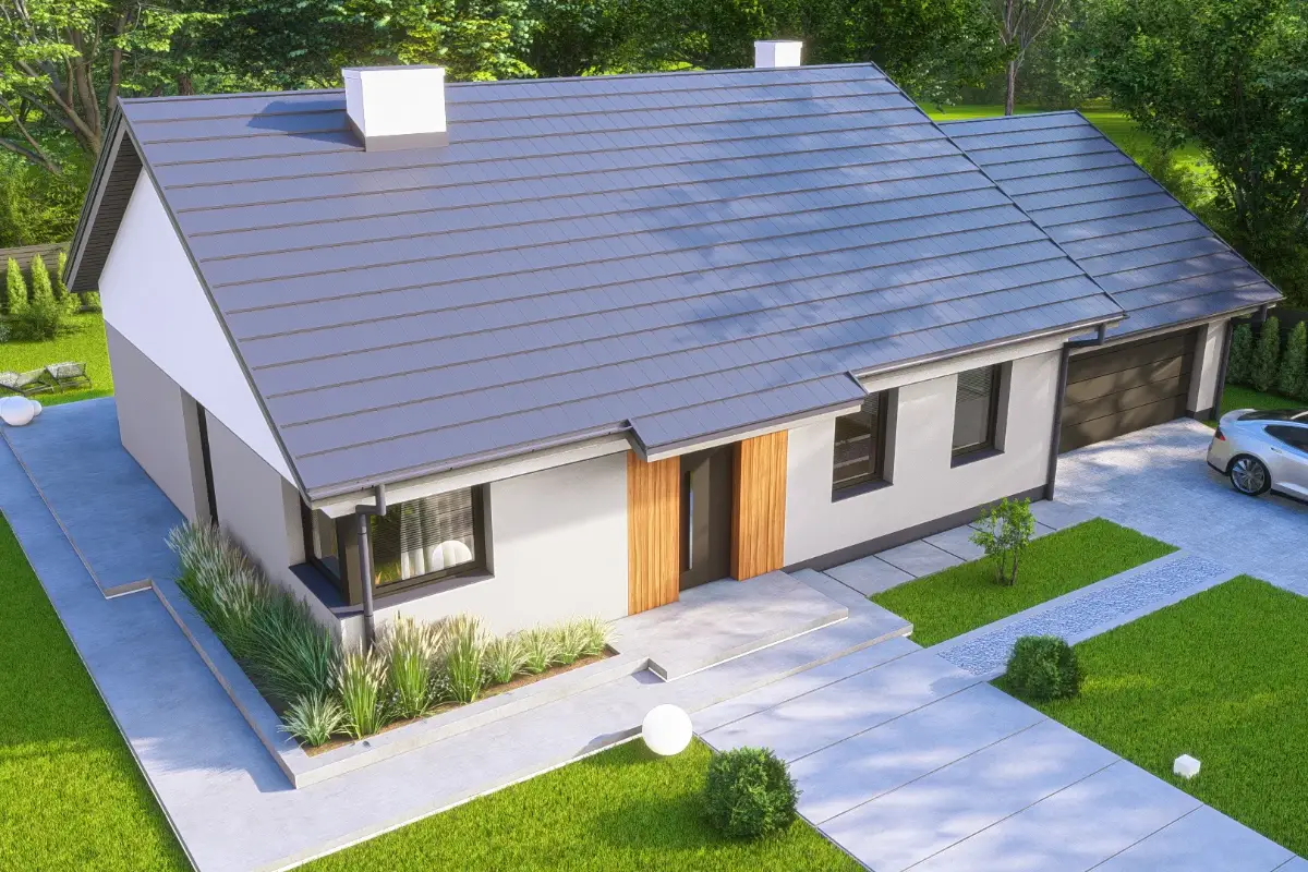 Projekt domu Elsa 3B - bok budynku