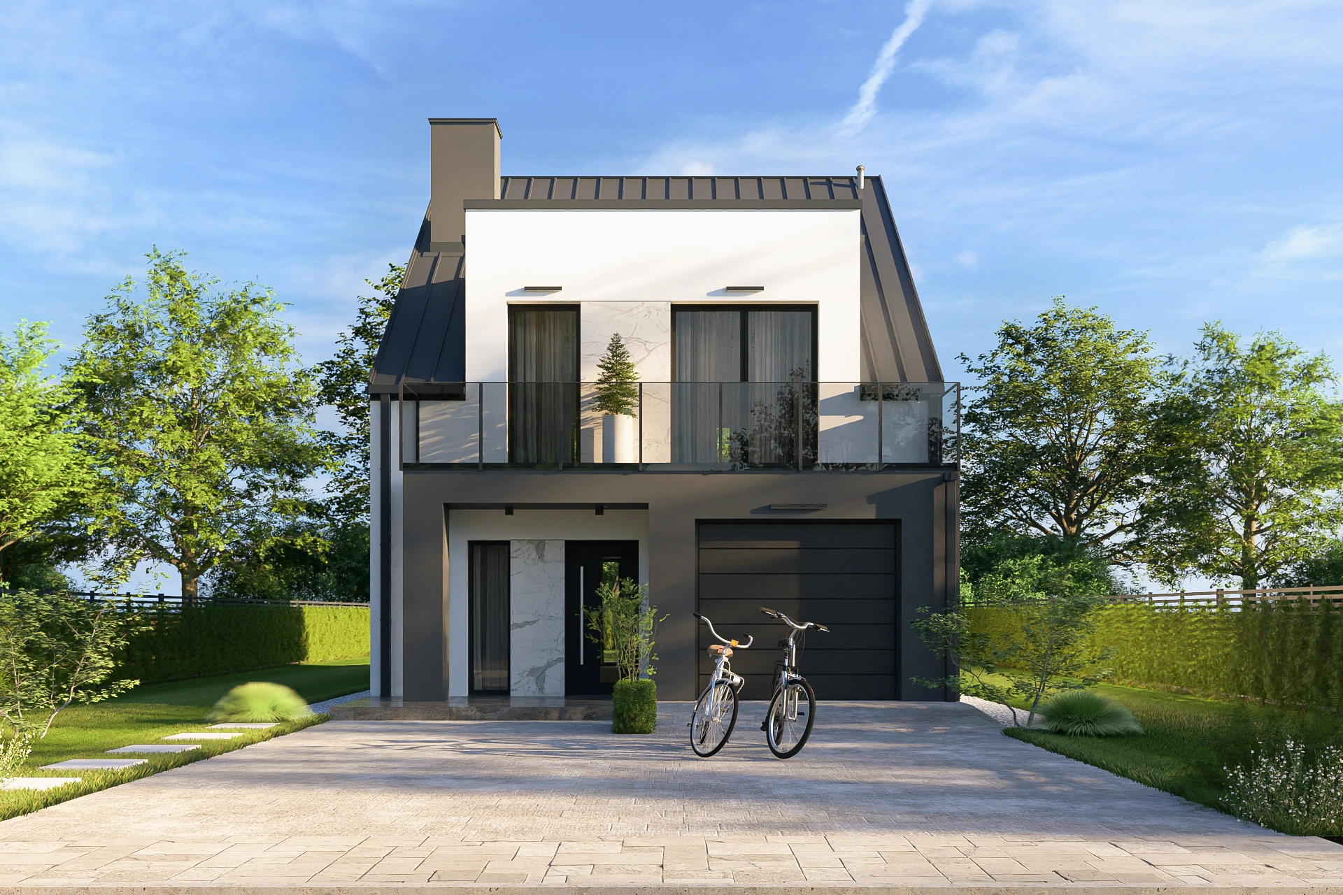Projekt domu Milan 5 - bok budynku