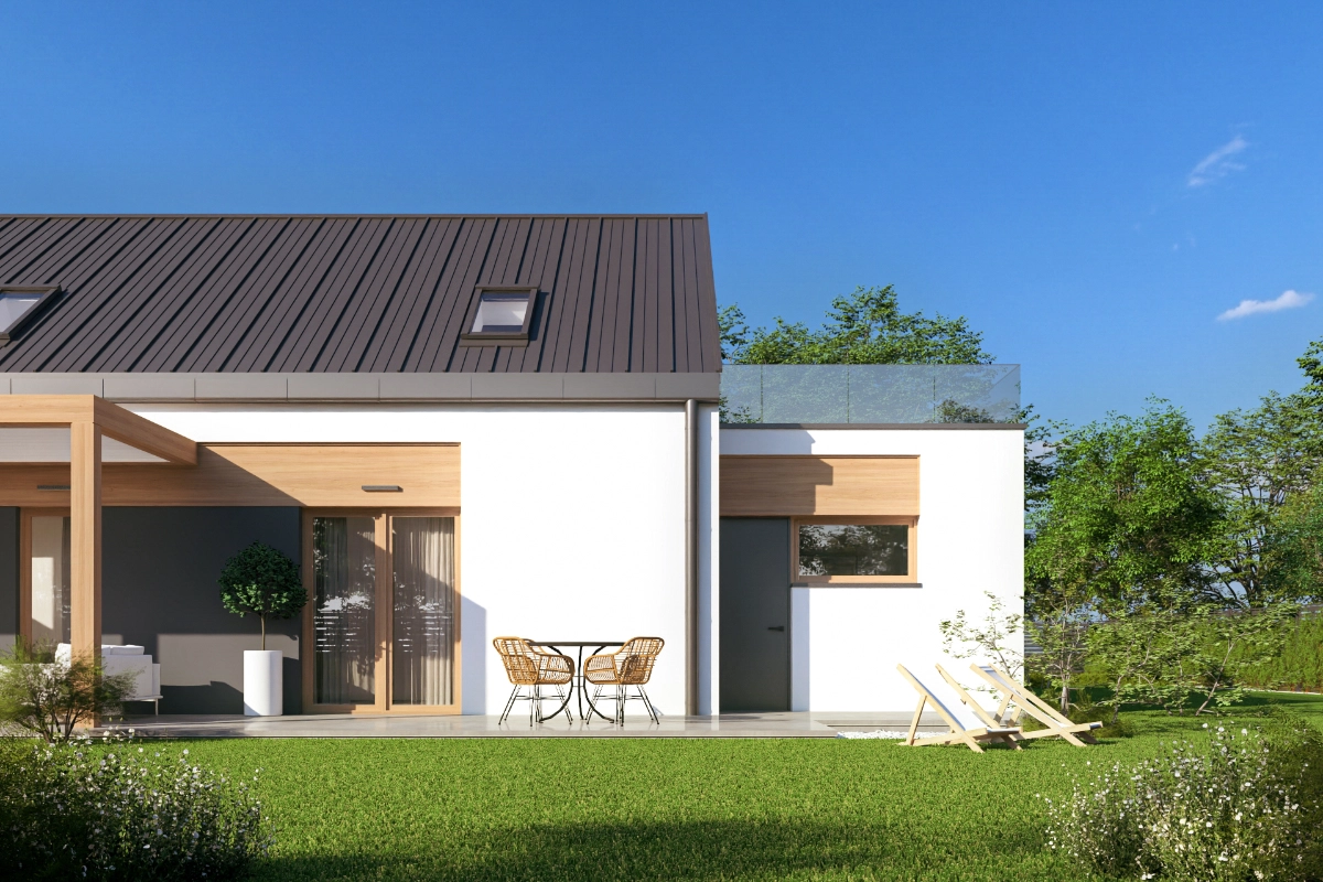 Projekt domu Nowa Forma 2 - wizualizacja bryły