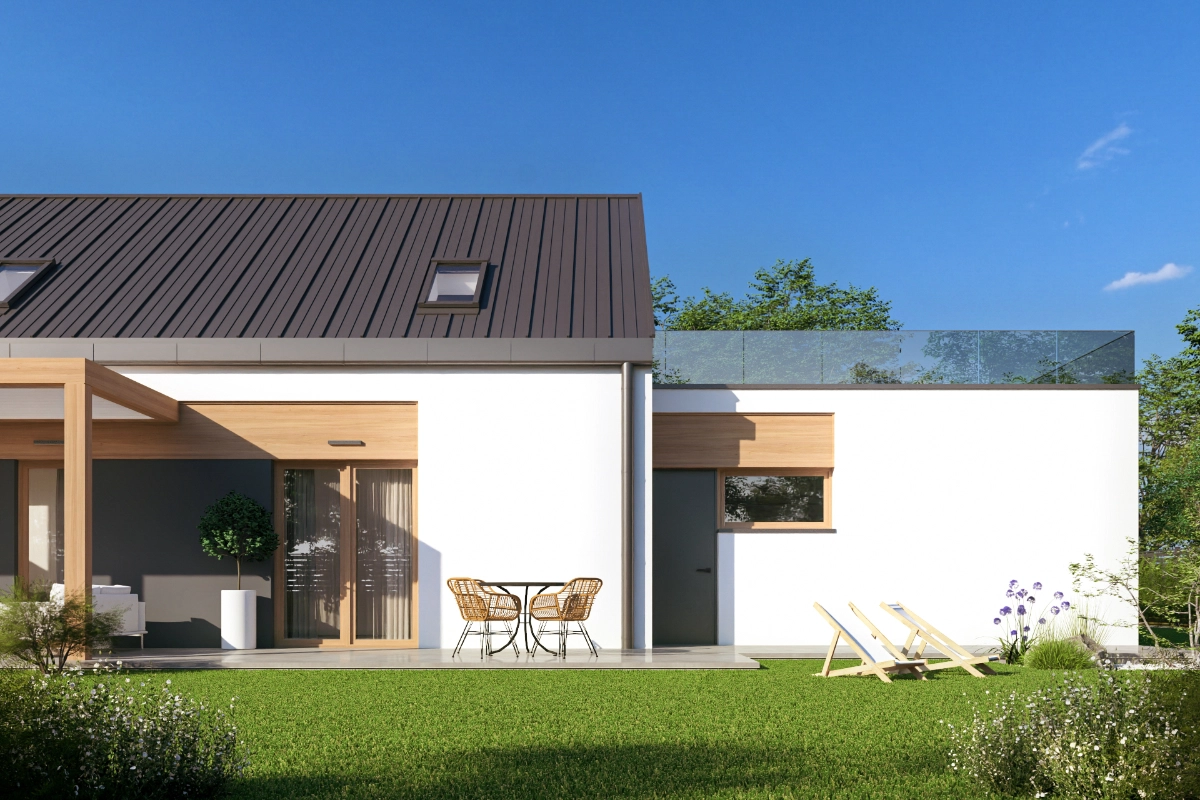 Projekt domu Nowa Forma 3 - wizualizacja bryły