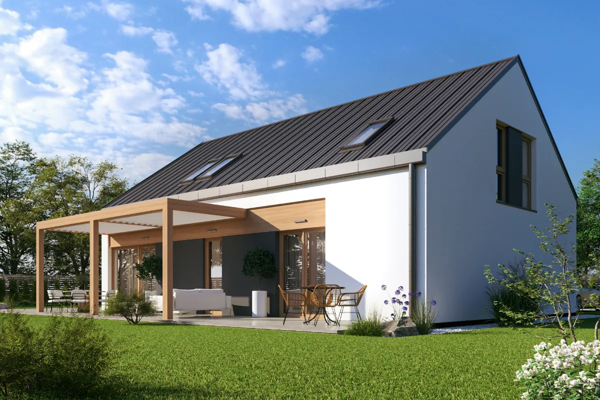 Projekt domu Nowa Forma 1 - wizualizacja bryły