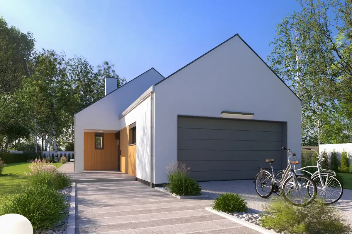 Projekt domu Horyzont 2 - wizualizacja bryły