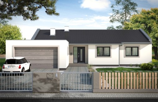 projekt domu SIMPLE52G - wizualizacja